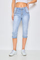 Jewelly lys blå denim  knickers med knapper - PC2679