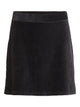 sort nederdel i fløjlskvalitet. VILA VIKITA Skirt/3 Black Beauty