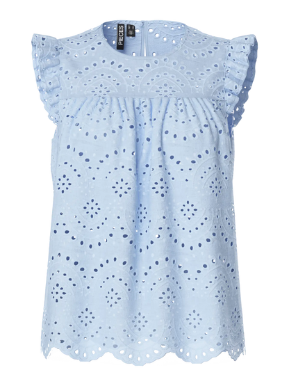 PIECES PCVILDE TOP | Cashmere Blue