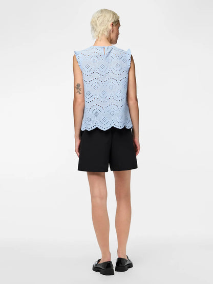 PIECES PCVILDE TOP | Cashmere Blue