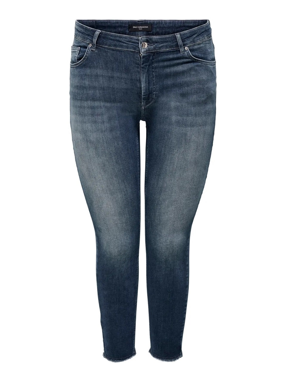 blå sorte jeans ONLY Carmakoma CARWILLY jeans Blue Black Denim