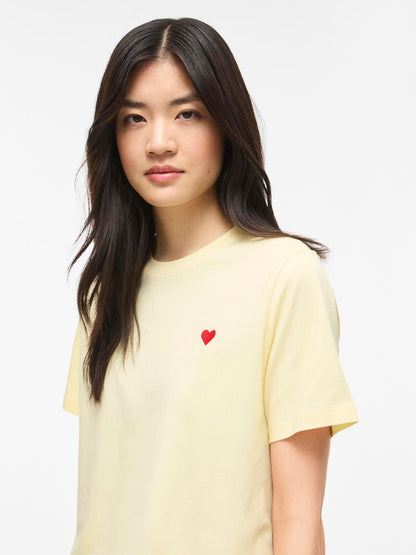 Vila - Vivora - T-shirt - Pastel Yellow