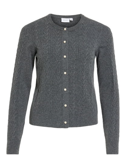 Vila - Vikerry - Cardigan - Dark grey melange