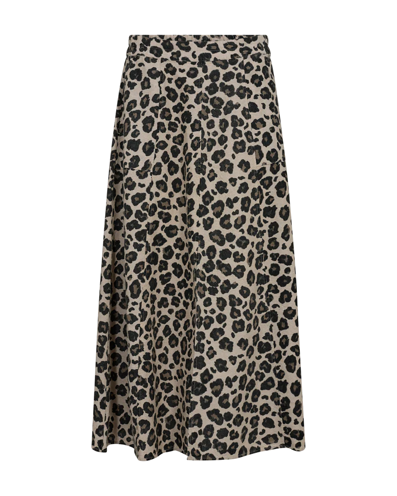 Freequent FQLAVISCO-SKIRT | Sand Melange w. Black