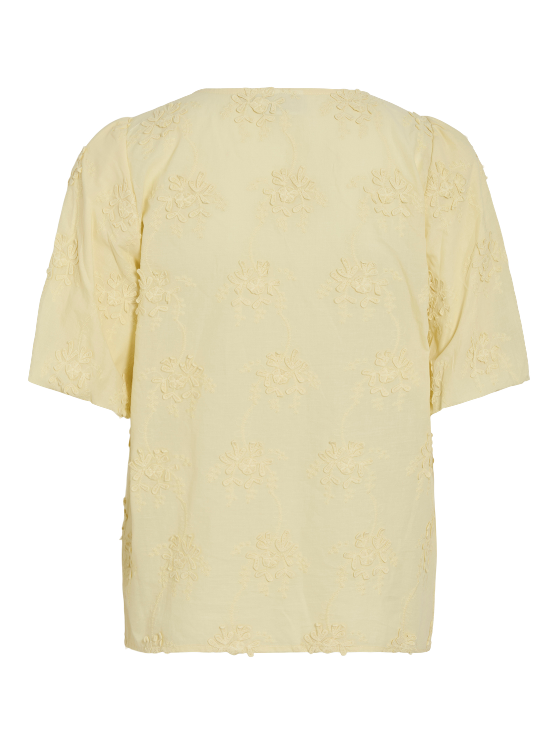 Vila - Viantonett - Shirt - Pastel yellow