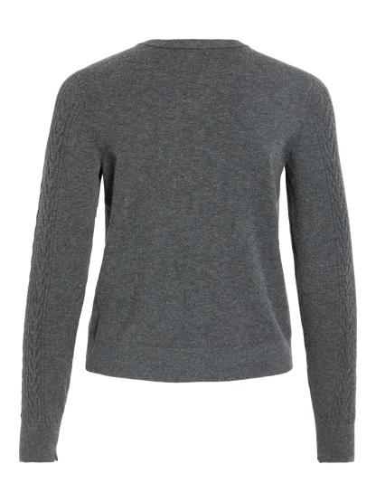 Vila - Vikerry - Cardigan - Dark grey melange