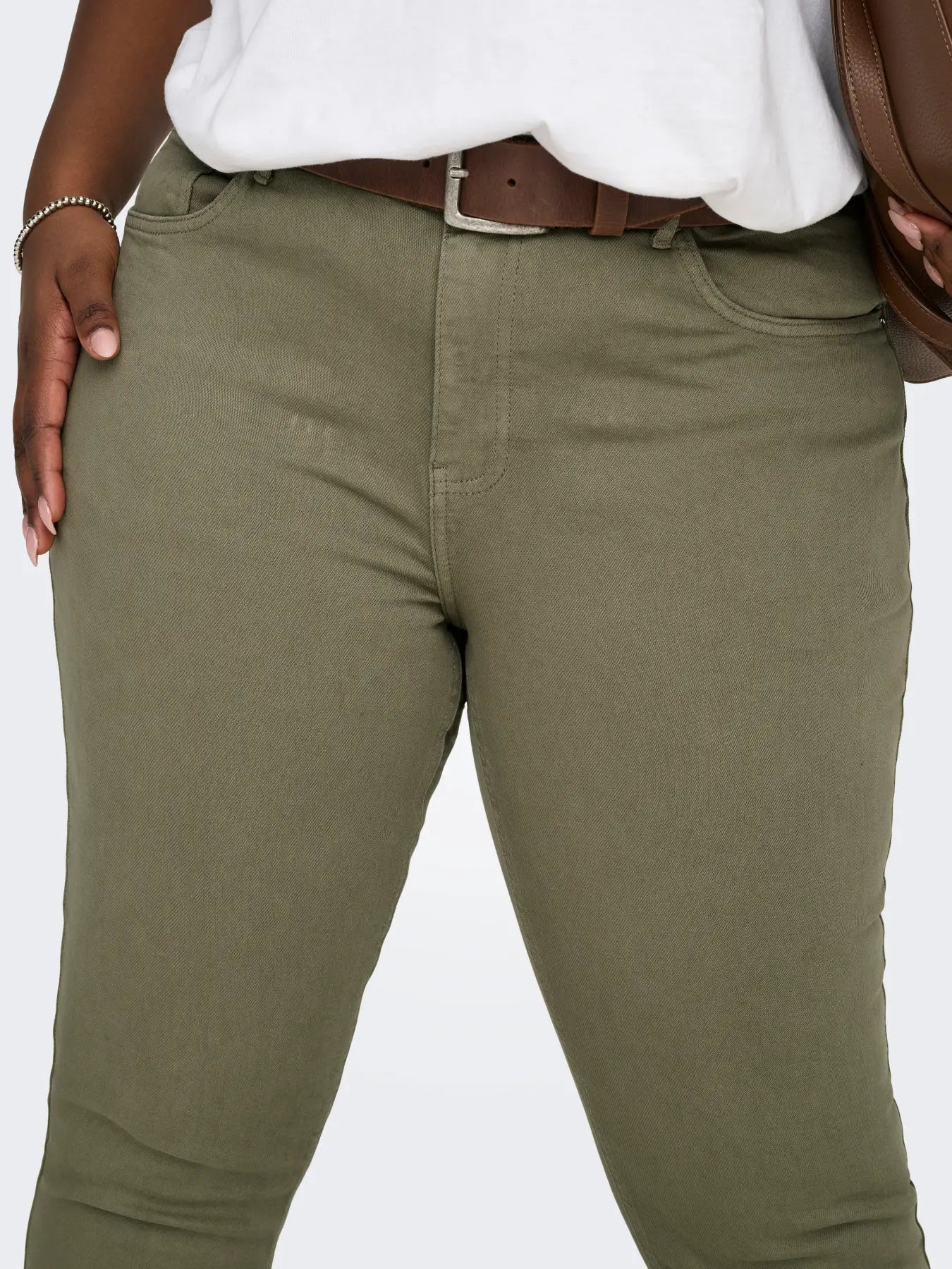 ONLY Carmakoma CARWILLY REG WAIST COL DNM CAPRI | Mermaid