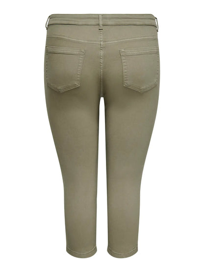 ONLY Carmakoma CARWILLY REG WAIST COL DNM CAPRI | Mermaid