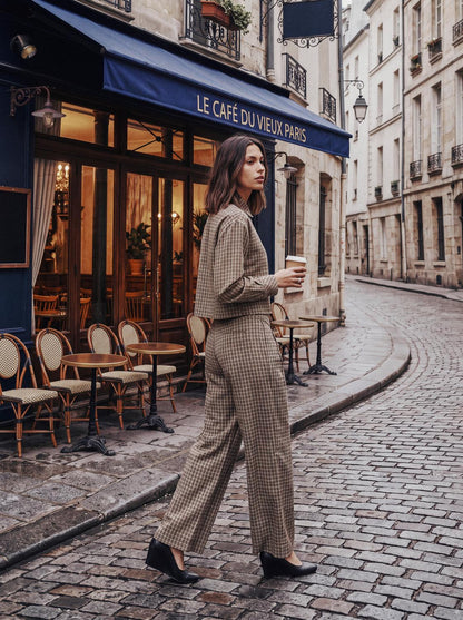 Vila - Daniella - Bukser - Coffee Bean
