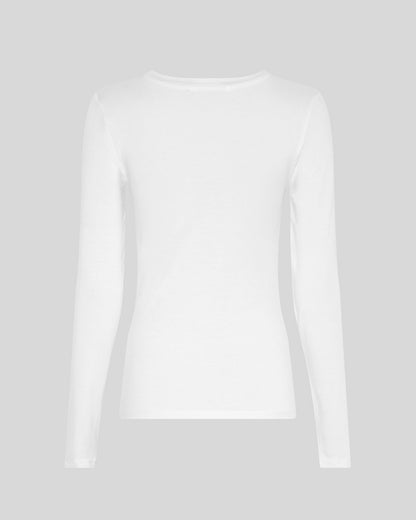 MOSS Copenhagen MSCHBetrina O LS Top | BRIGHT WHITE