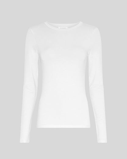 MOSS Copenhagen MSCHBetrina O LS Top | BRIGHT WHITE