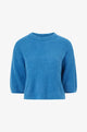 MOSS Copenhagen MSCHHila Hope 2/4 Pullover | Vaallarta Blue Mel