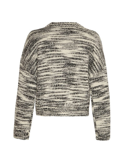 Moss Copenhagen strik MSCHAnnasol Pullover V ICE/BLACK