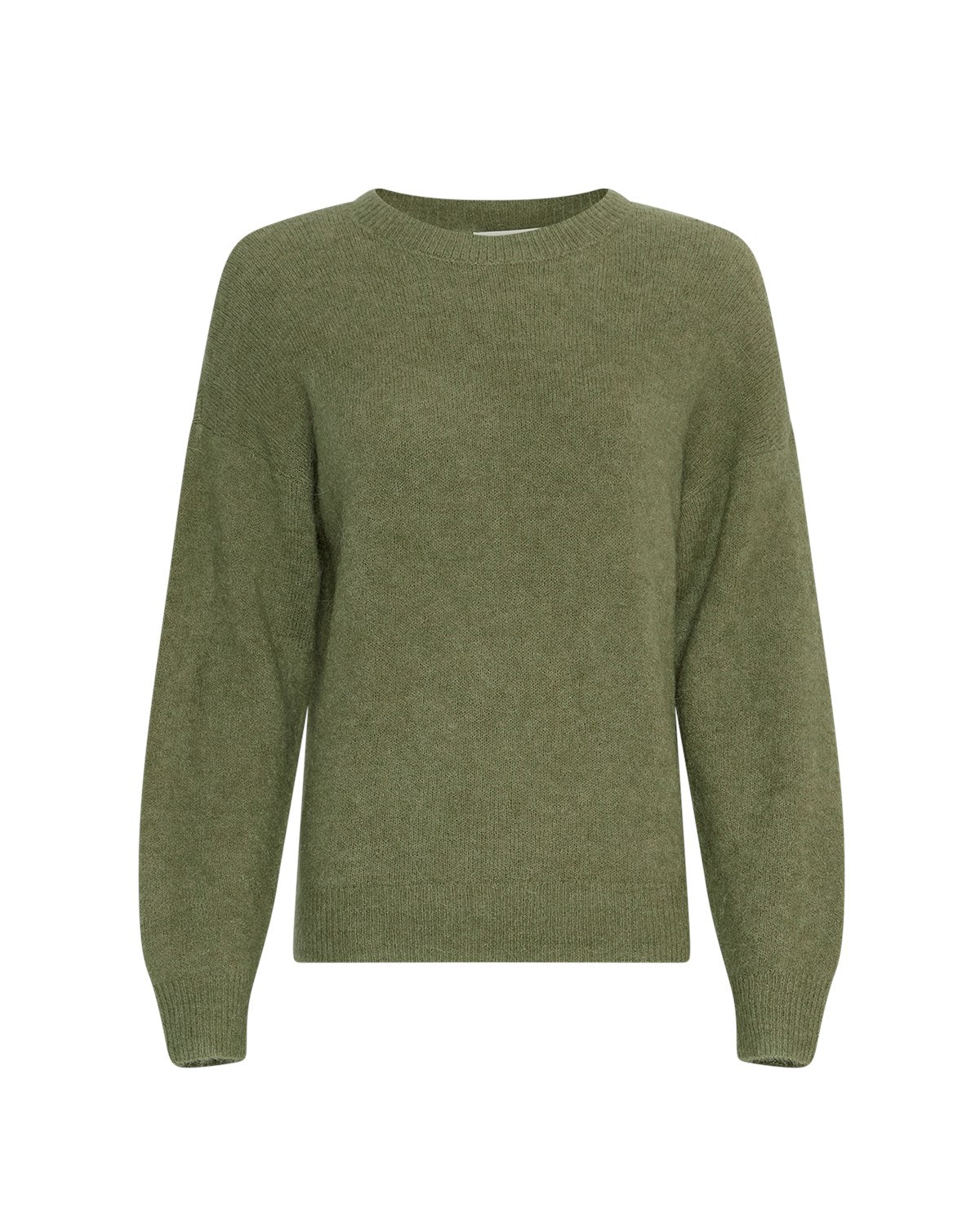 grøn strik MOSS Copenhagen MSCHFestina Hope Pullover