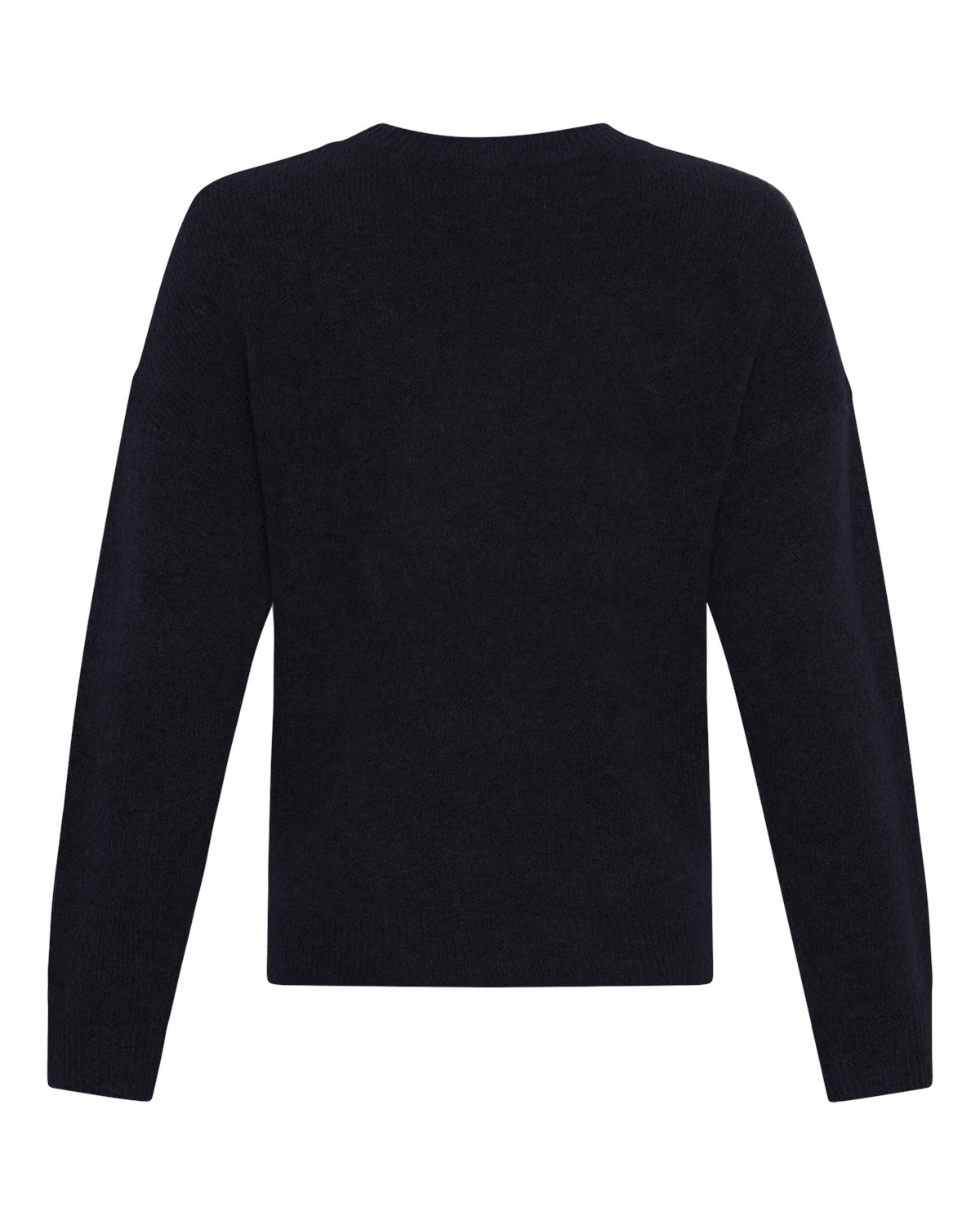 MSCHFestina Hope Pullover Sky Captain mørkeblå strik med sænkede skuldre