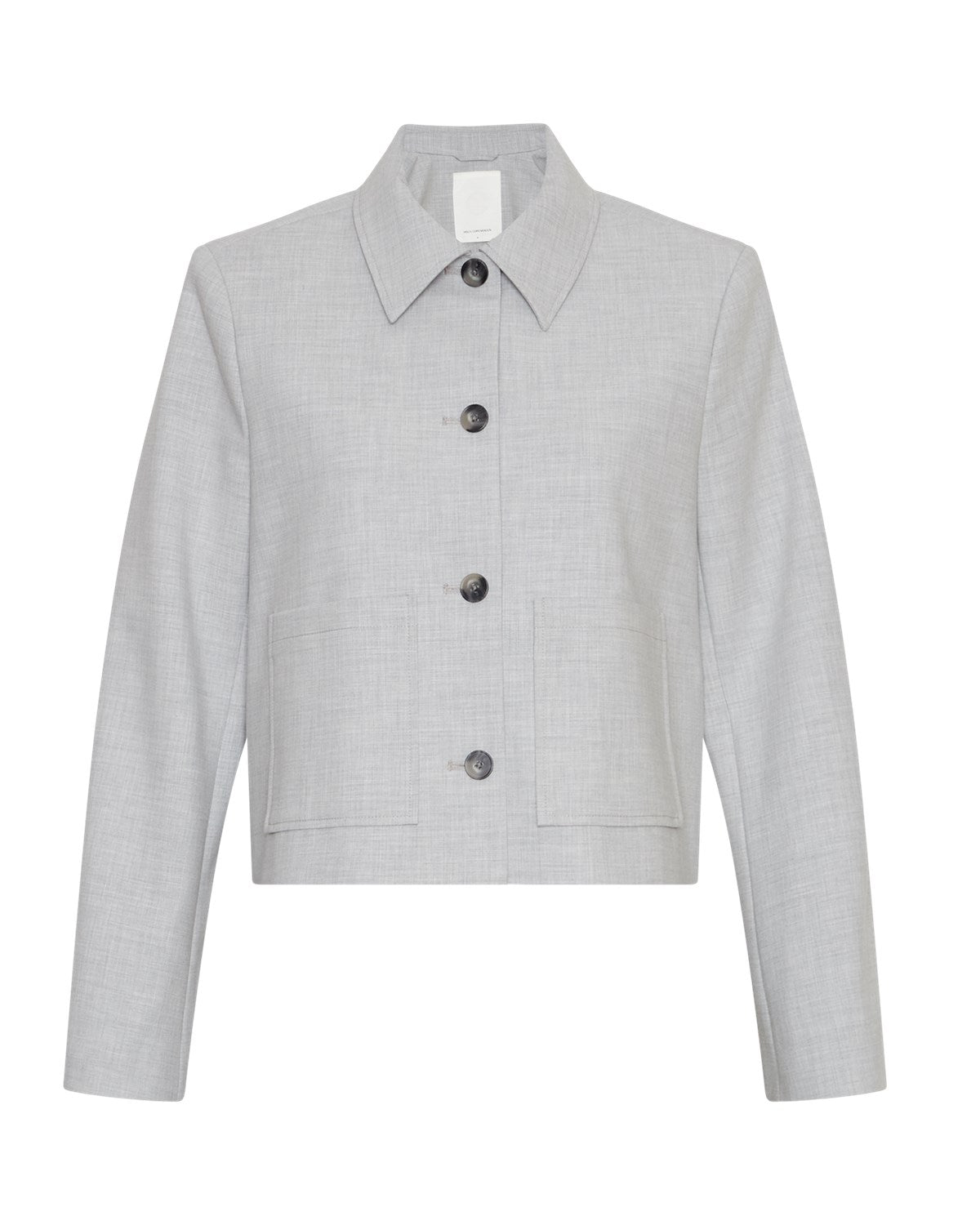 kort grå blazer med knappelukning MOSS Copenhagen MSCHHenrike Blazer LGM