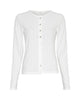 MOSS Copenhagen MSCHJuna Cardigan | Egret