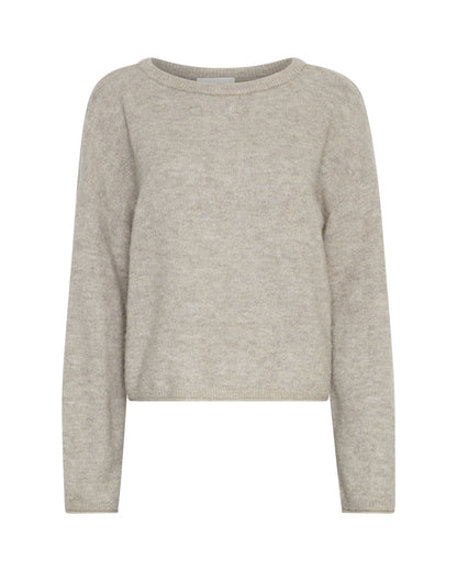 beige strik MOSS Copenhagen MSCHKellsey Alegria Pullover