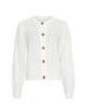 kort hvid cardigan MOSS Copenhagen MSCHMiabelle Hope Cardigan