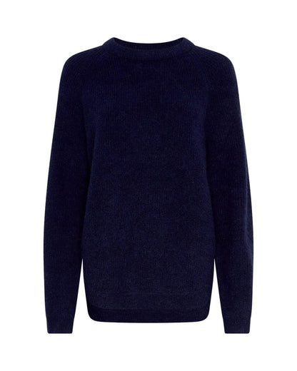 ryggen af navyblå strik MOSS Copenhagen MSCHMiabelle Hope Pullover