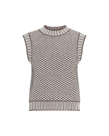 MOSS Copenhagen MSCHPilla Vest | Slate Blk Egret