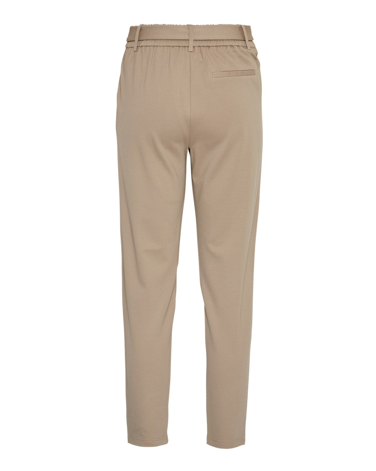 lyse brune bukser med elastik i taljen og bindebånd fra Moss Copenhagen MSCHPopye Pants Roasted Cashew