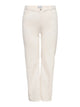 hvide jeans ONLY Carmakoma CARWILLY HW WIDE DNM DOT019 Ecru
