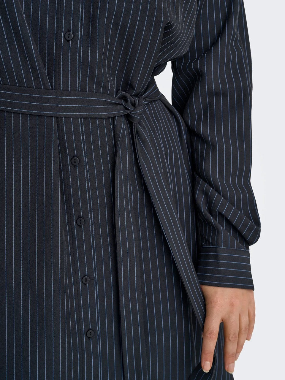 stribet skjortekjole ONLY Carmakoma CARKIMMI Shirt Dress Naval Academy stripes