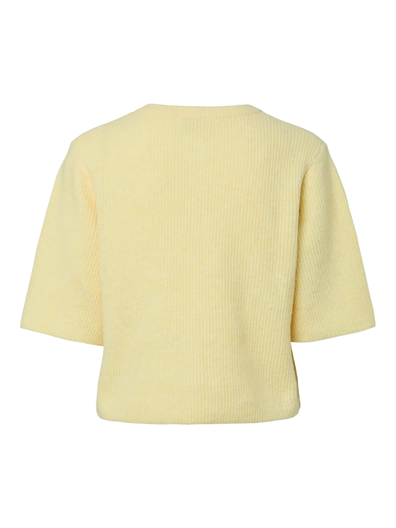 PIECES PCSILLY SS O-NECK KNIT CARDIGAN | Pale Banana Mel