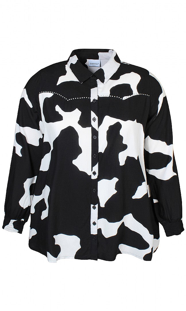 ZHENZI Black Shirt | Zh-Nila 881-Shirt L/S