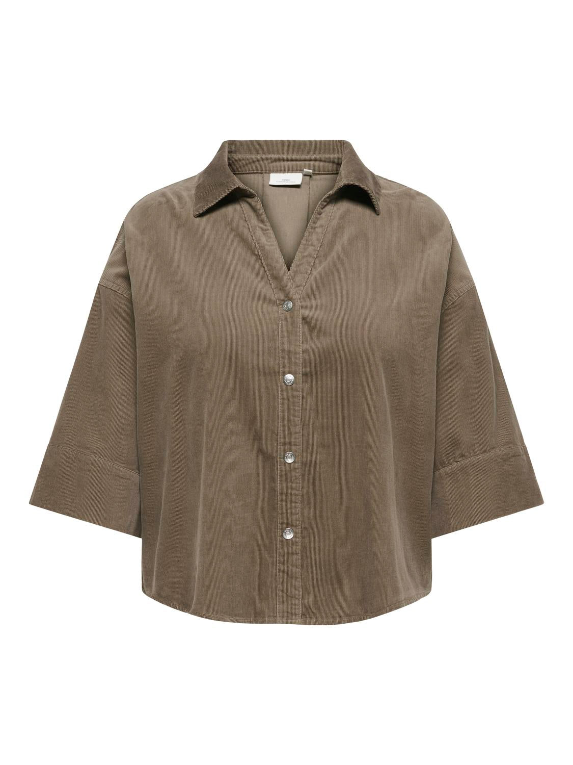 Only Carmakoma - Carnessa - Skjorte - Walnut