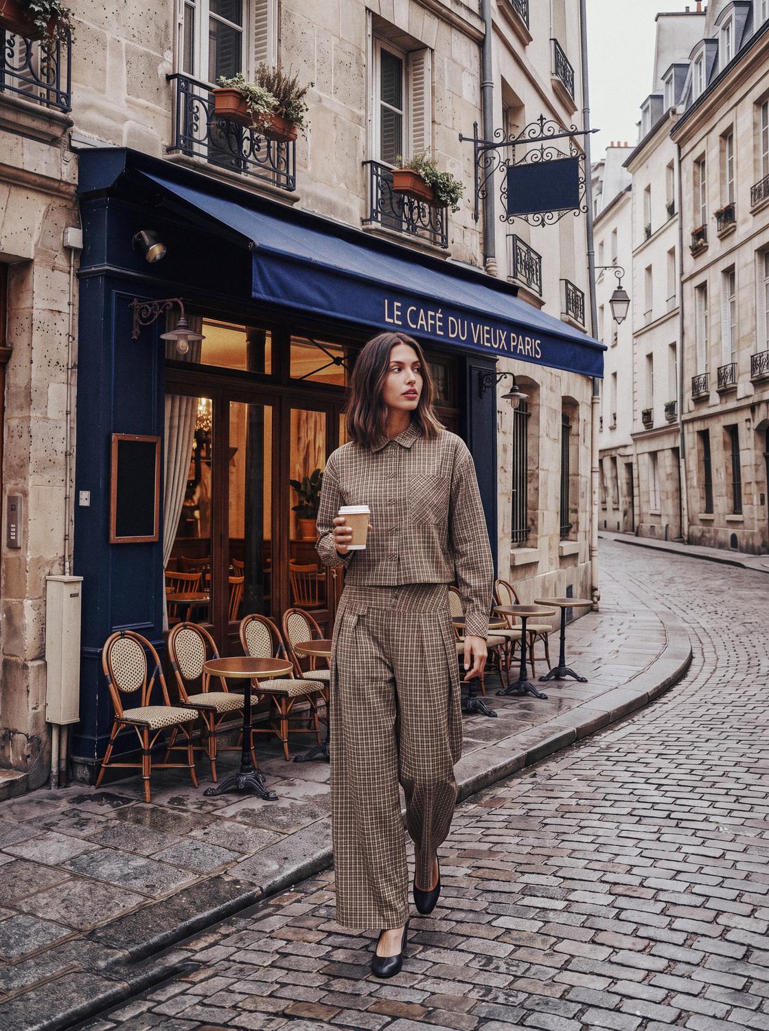 Vila - Daniella - Bukser - Coffee Bean
