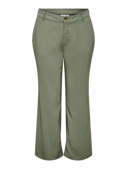 ONLY CARARIS LIFE HW STRAIGHT PANTS (Smokey Olive)