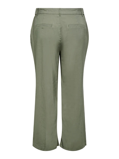 ONLY CARARIS LIFE HW STRAIGHT PANTS (Smokey Olive)