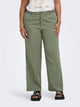 ONLY CARARIS LIFE HW STRAIGHT PANTS (Smokey Olive)