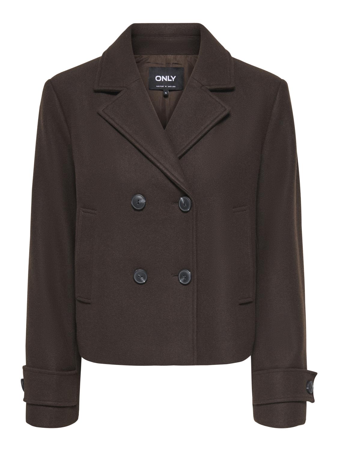 Only Carmakoma - Carfreja - Coat - Hot Fudge