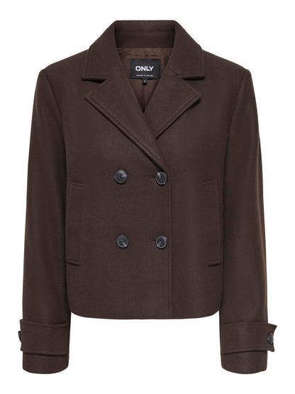 Only Carmakoma - Carfreja - Coat - Hot Fudge
