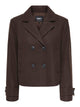 Only Carmakoma - Carfreja - Coat - Hot Fudge