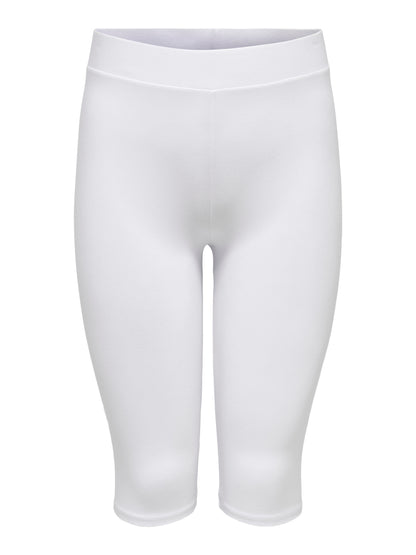 ONLY Carmakoma White Knee Trousers CARTIME KNICKERS NOOS