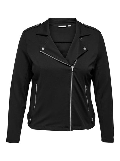 ONLY Carmakoma CARGOLDTRASH BIKER JACKET | Black
