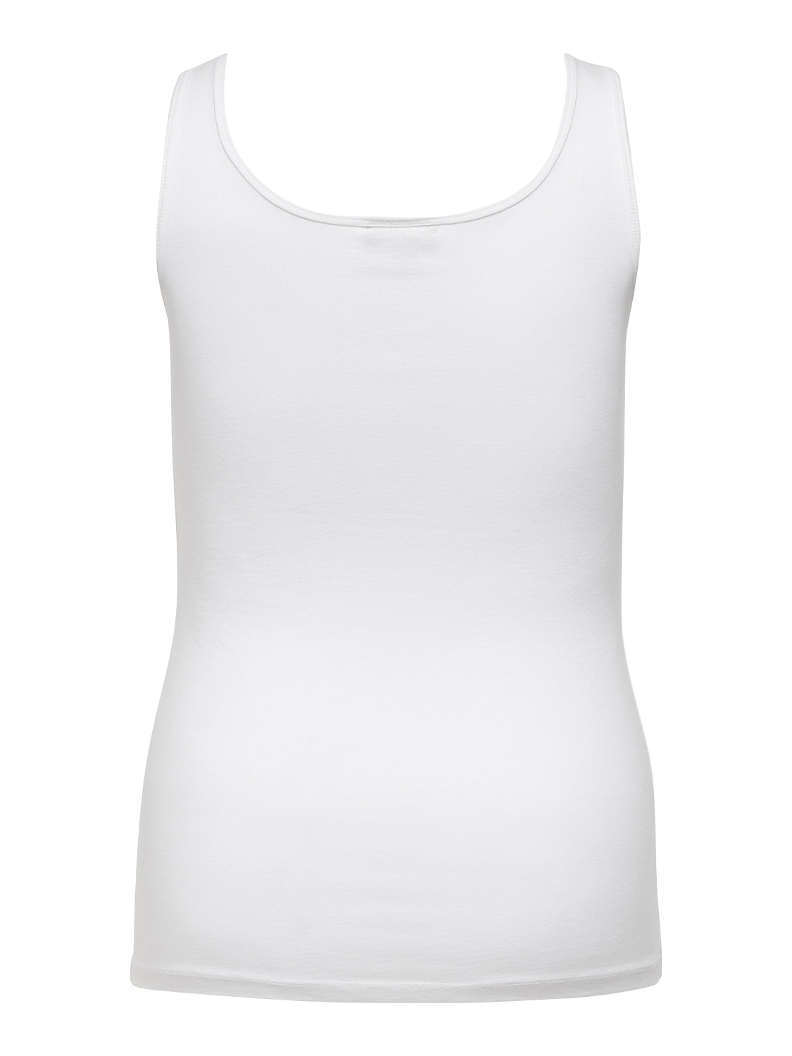 ONLY Carmakoma White Tank-Top CARTIME LIFE TANK TOP JRS