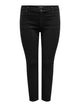 ONLY Carmakoma CARDAISY PUSH UP SK ANK | Black Denim Jeans