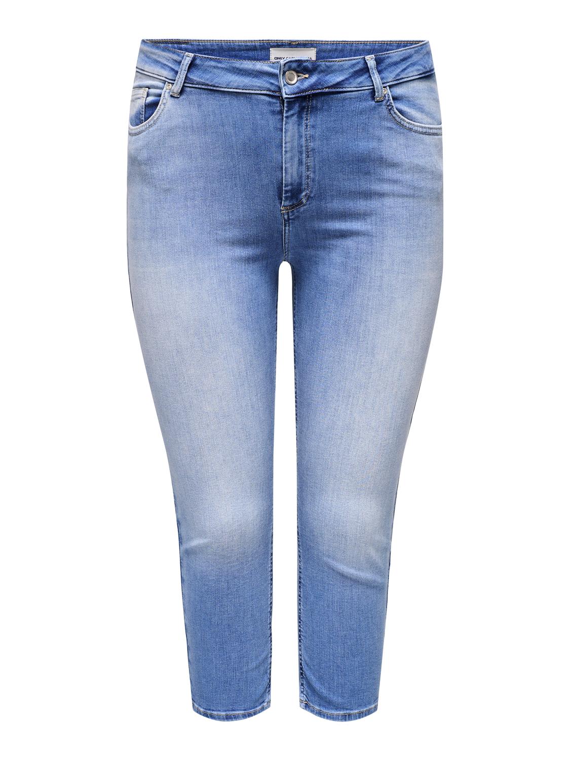 ONLY Carmakoma CARWILLY Jeans | Light Medium Blue Denim