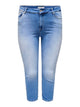 ONLY Carmakoma CARWILLY Jeans | Light Medium Blue Denim