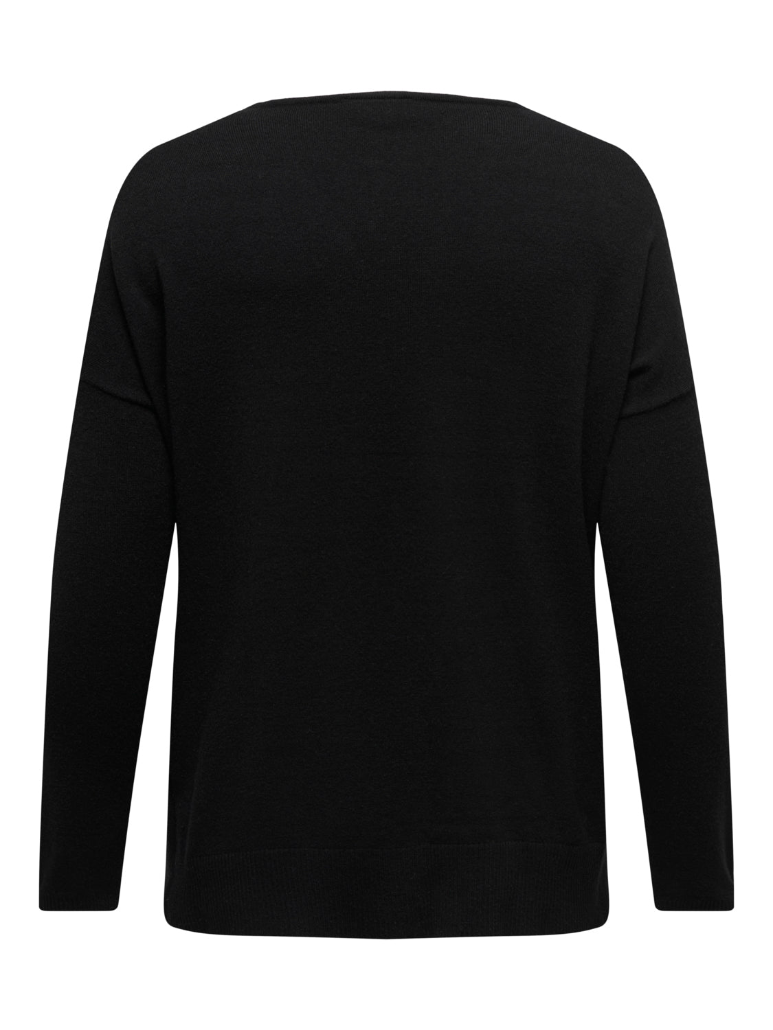 ONLY Carmakoma CARIBI LS LOOSE V-NECK KNT | Black