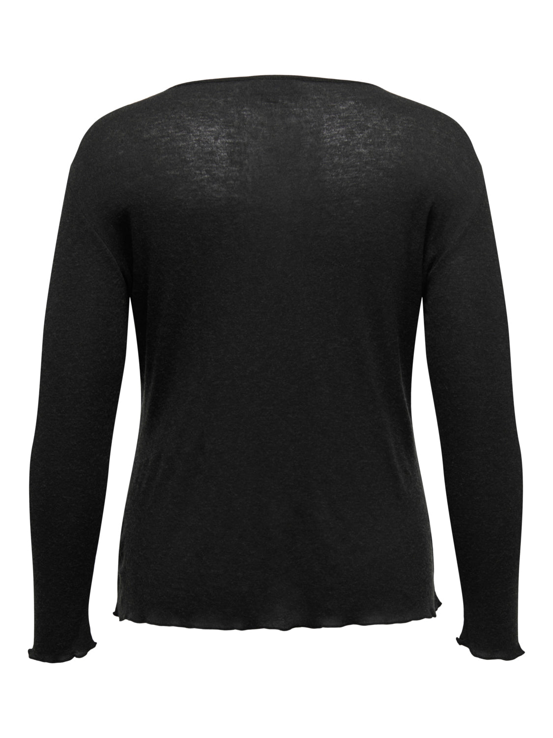 ONLY Carmakoma CARSTRADA L/S O-NECK TOP | Black