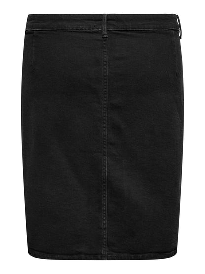 ONLY Carmakoma CARMANNI DNM SKIRT AZGBOX | Black Denim