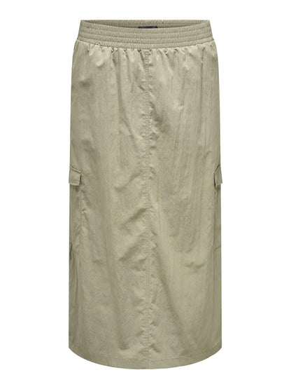 ONLY Carmakoma Silver Sage Long Skirt CARNICOLA HW LONG CARGO SKIRT TLR