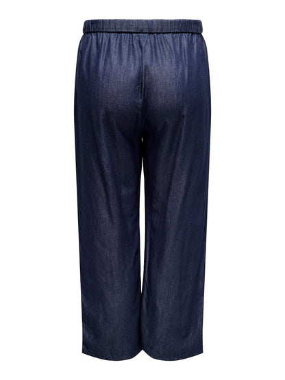 ONLY Carmakoma CARBEA Pants | Medium Blue Denim