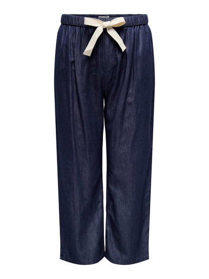 ONLY Carmakoma CARBEA Pants | Medium Blue Denim